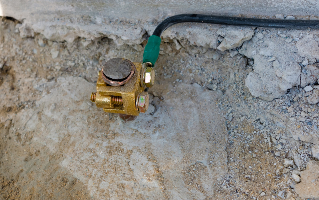 Electric ground rod.